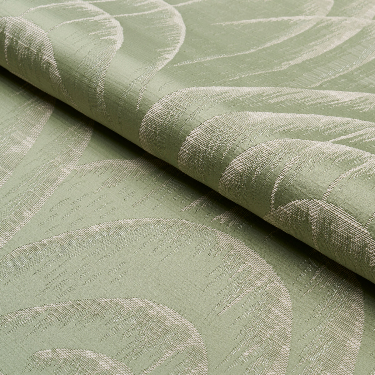 Voussoir Moderne fabric in celadon color - pattern number 83161 - by Schumacher in the Schumacher Classics collection