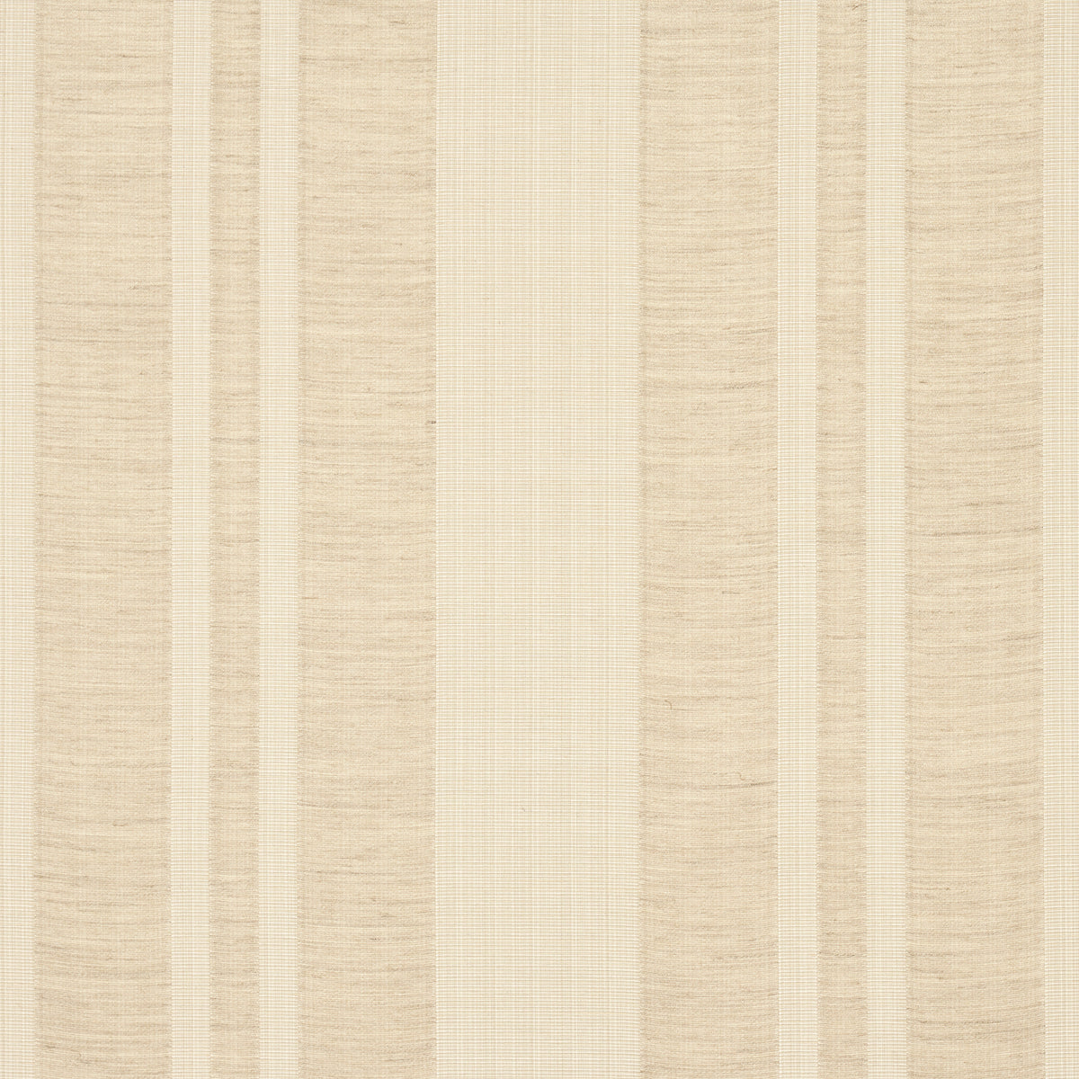 Simon Wool Linen Stripe fabric in natural color - pattern number 83261 - by Schumacher in the Patterson Flynn collection