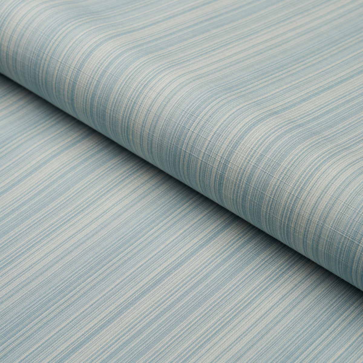 Gracie Solid Strie fabric in china blue color - pattern number 83728 - by Schumacher in the Mark D. Sikes collection