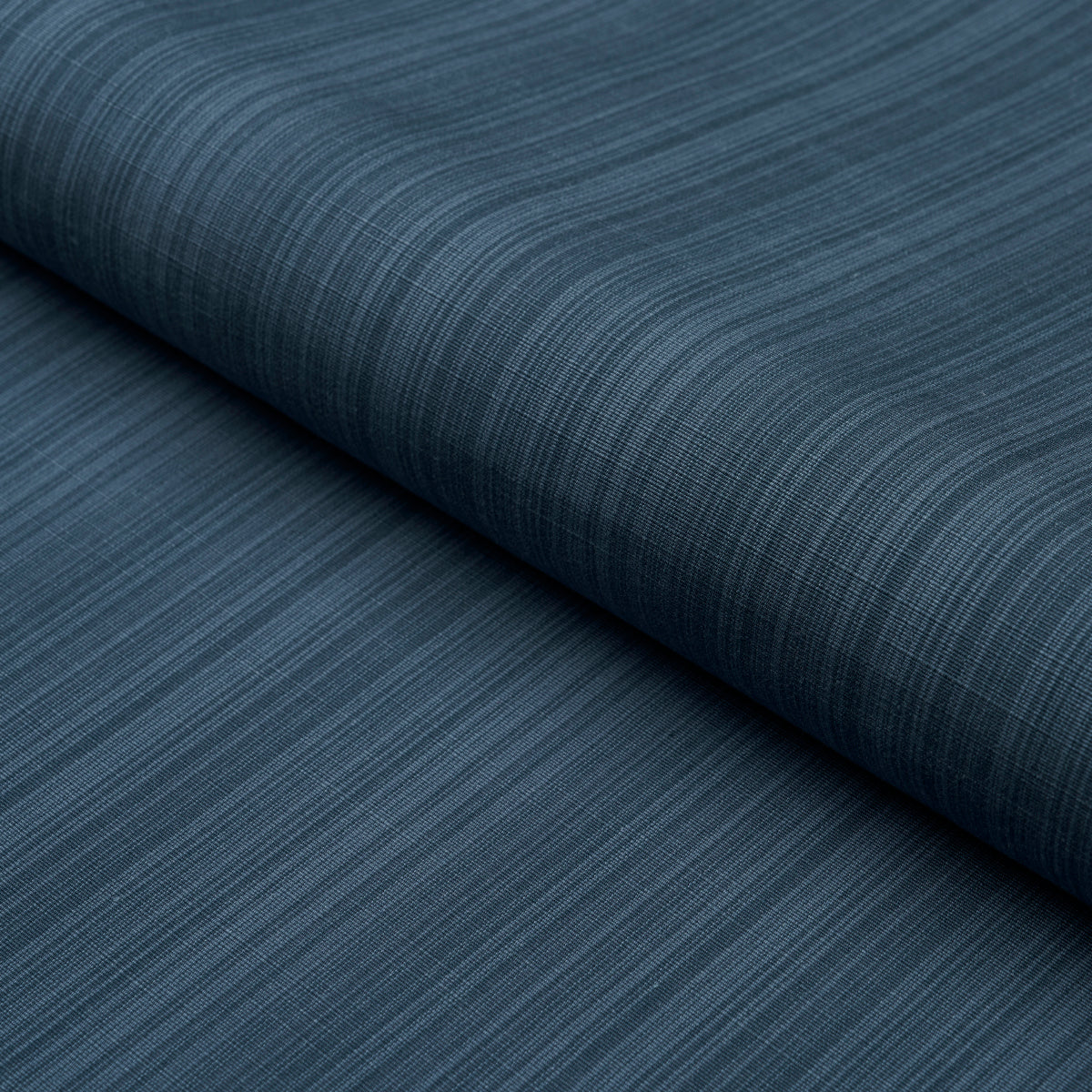 Gracie Solid Strie fabric in indigo color - pattern number 83730 - by Schumacher in the Mark D. Sikes collection
