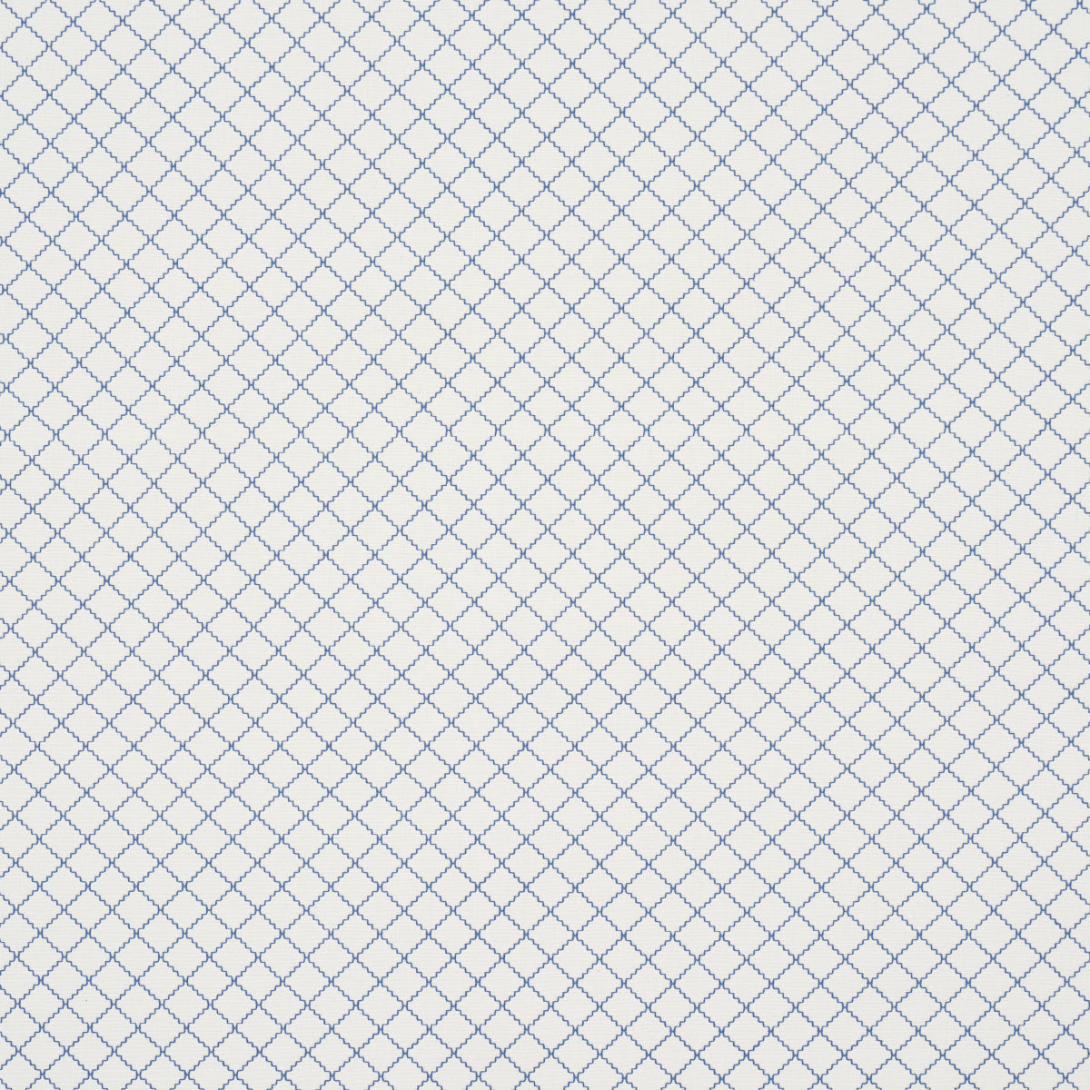 Maggie Lattice fabric in indigo color - pattern number 83761 - by Schumacher in the Mark D. Sikes collection