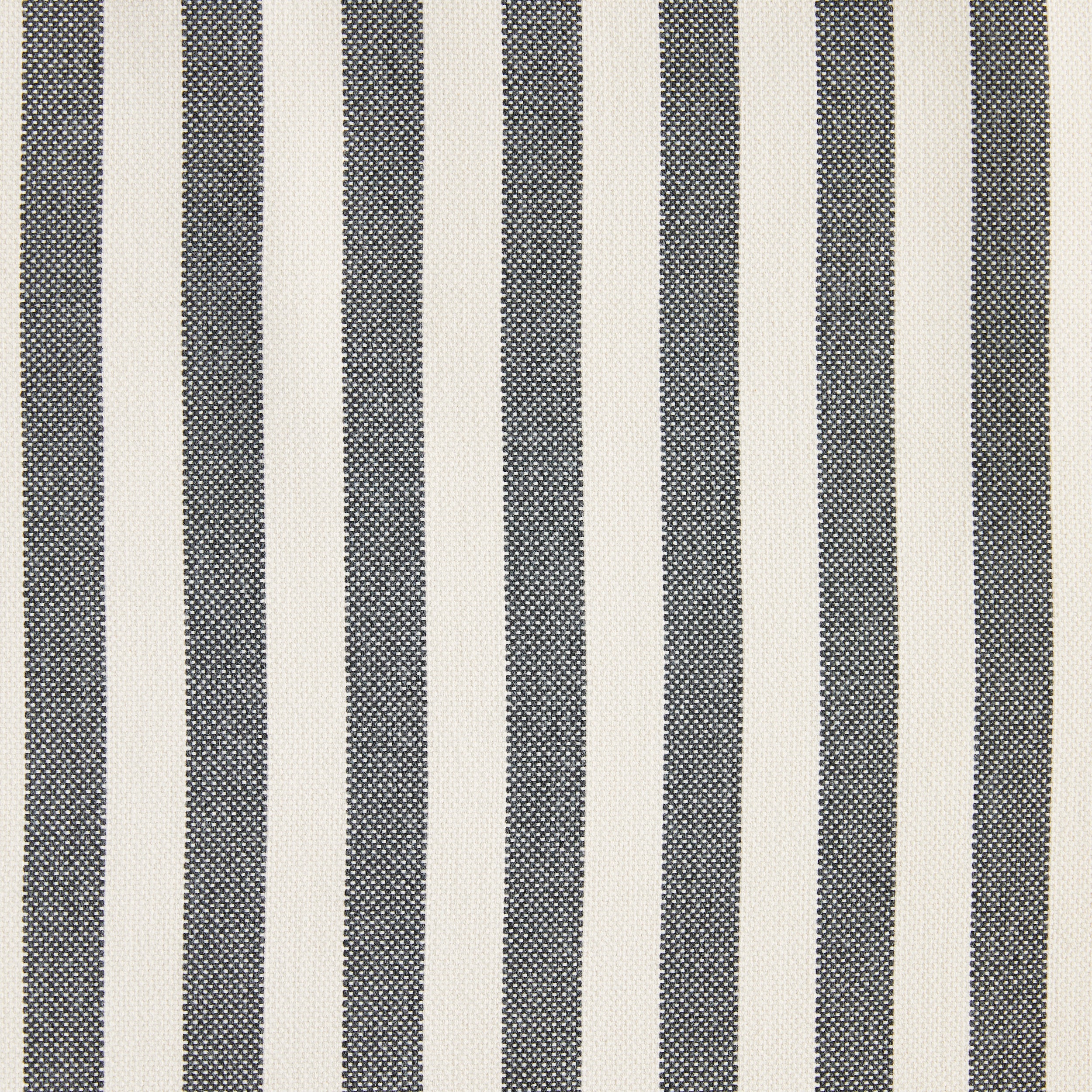Even Stripe fabric in charcoal color - pattern number 83840 - by Schumacher in the Caroline Z Hurley collection