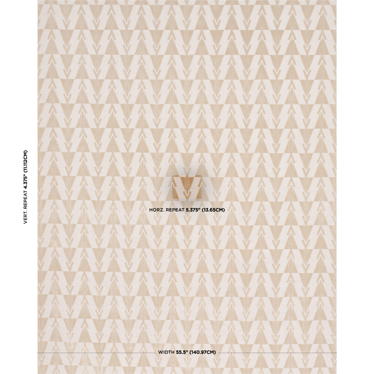 Kalido Velvet fabric in oat color - pattern number 84122 - by Schumacher in the A Rum Fellow collection