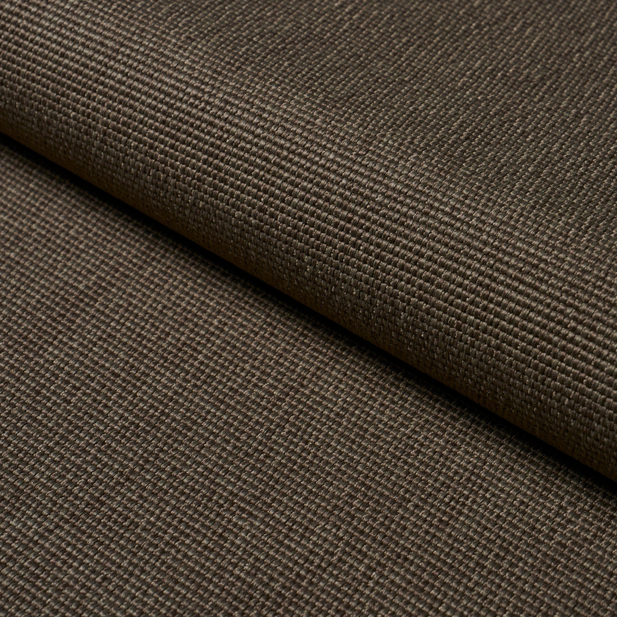 Cooper Indoor Outdoor fabric in chocolate color - pattern number 84145 - by Schumacher in the Perfect Basics: Indoor/Outdoor collection