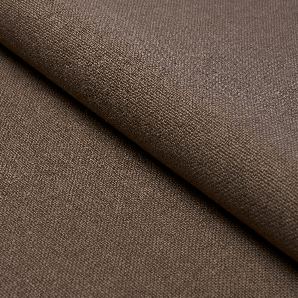 Lars Rustic Linen fabric in brown color - pattern number 84496 - by Schumacher in the Patterson Flynn collection