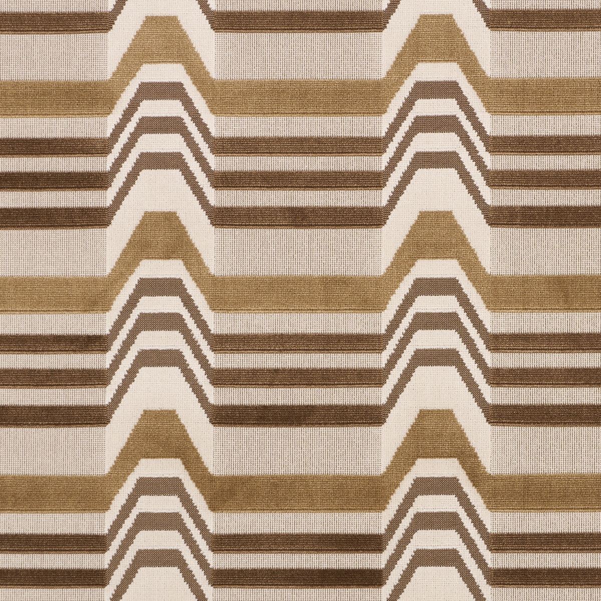 Aldo Velvet fabric in mocha & camel color - pattern number 84811 - by Schumacher in the Cut & Patterned Velvets collection