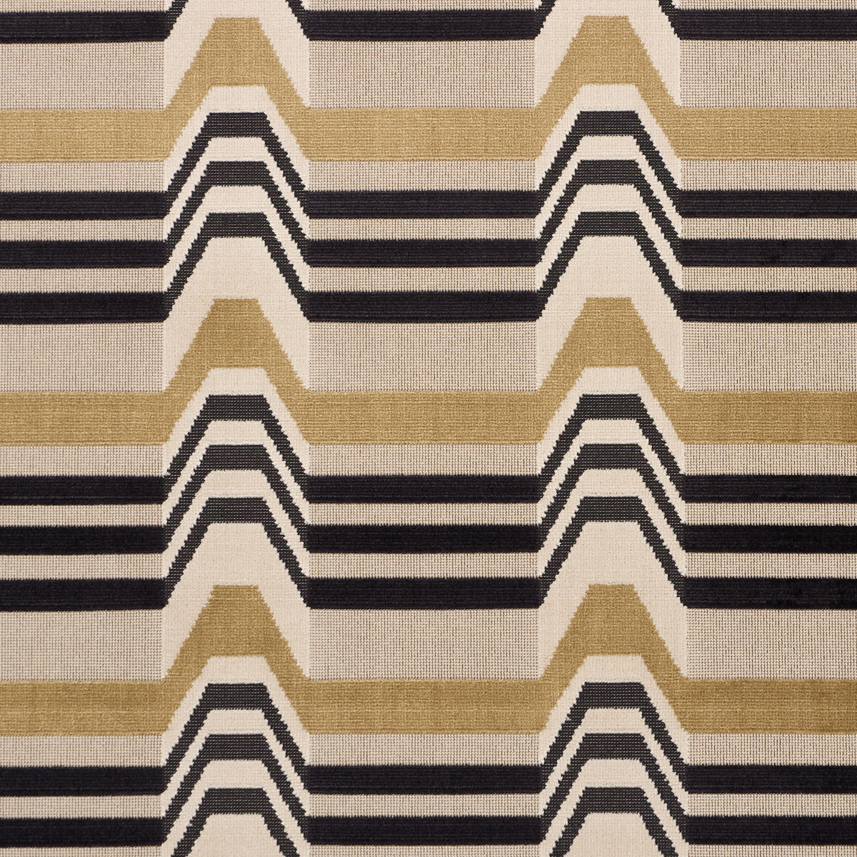 Aldo Velvet fabric in mocha & noir color - pattern number 84812 - by Schumacher in the Cut & Patterned Velvets collection
