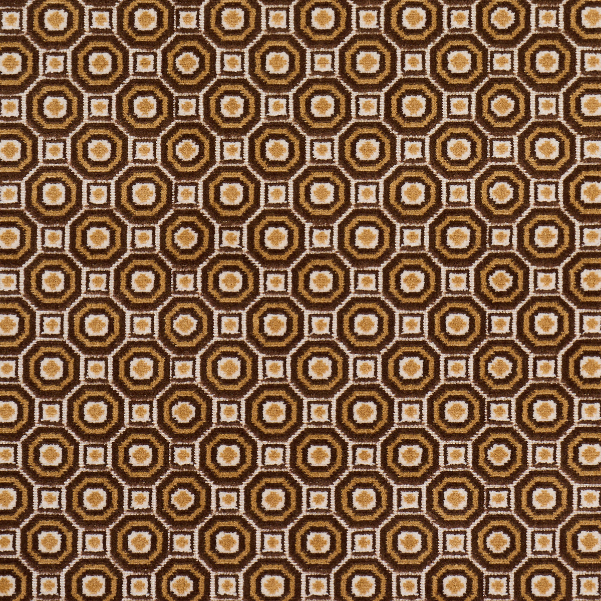 Trianon Cut Velvet fabric in bisque color - pattern number 84891 - by Schumacher in the Timothy Corrigan collection