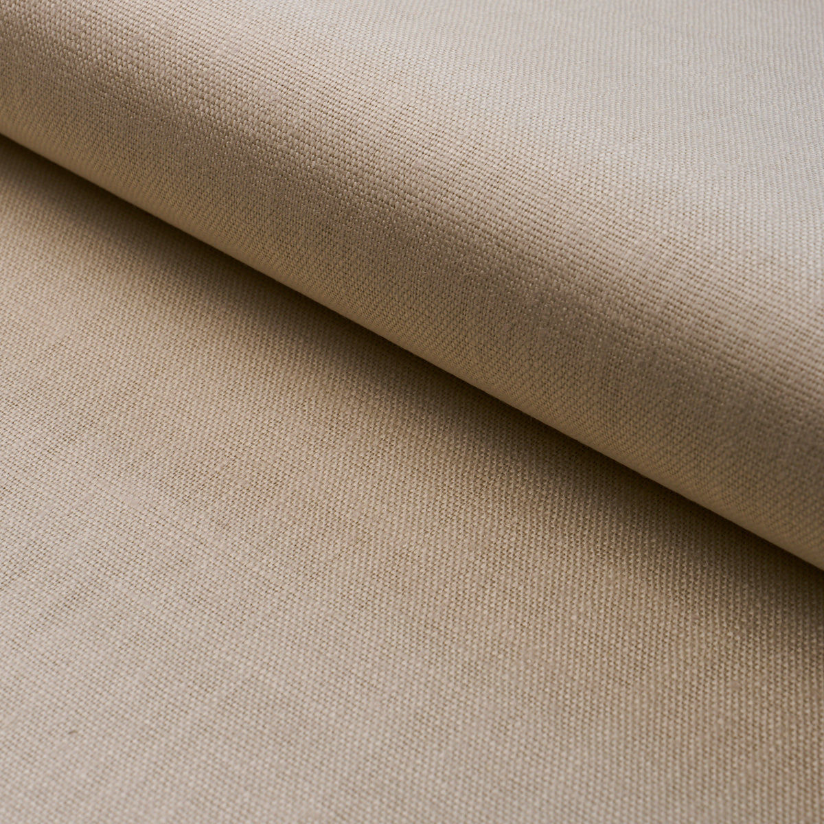 Leo Glazed Linen fabric in flax color - pattern number 84961 - by Schumacher in the Perfect Basics: Linen collection