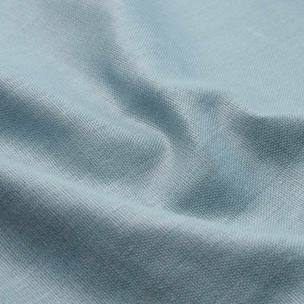Leo Glazed Linen fabric in sky color - pattern number 84962 - by Schumacher in the Perfect Basics: Linen collection