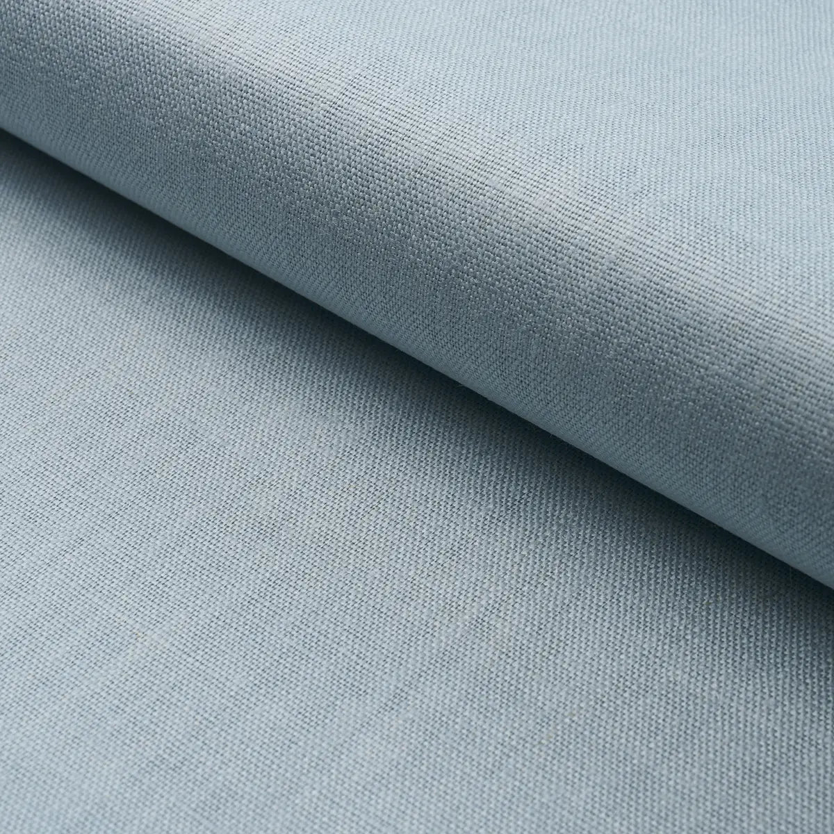 Leo Glazed Linen fabric in sky color - pattern number 84962 - by Schumacher in the Perfect Basics: Linen collection