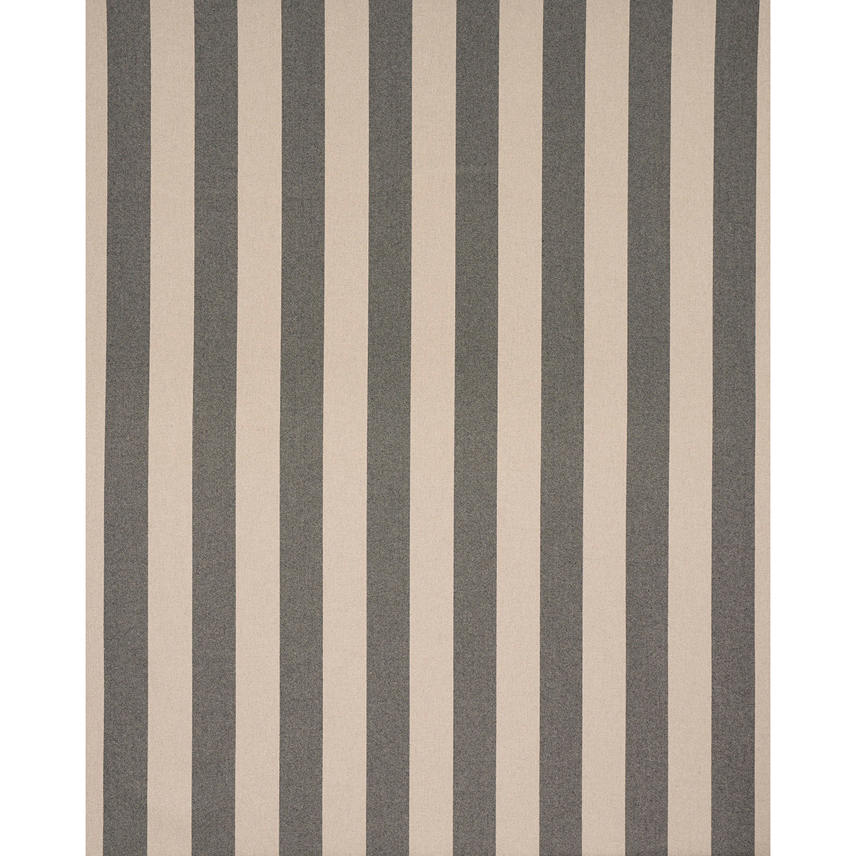 Hemlock Stripe fabric in graphite color - pattern number 85042 - by Schumacher in the Luxe Lodge collection