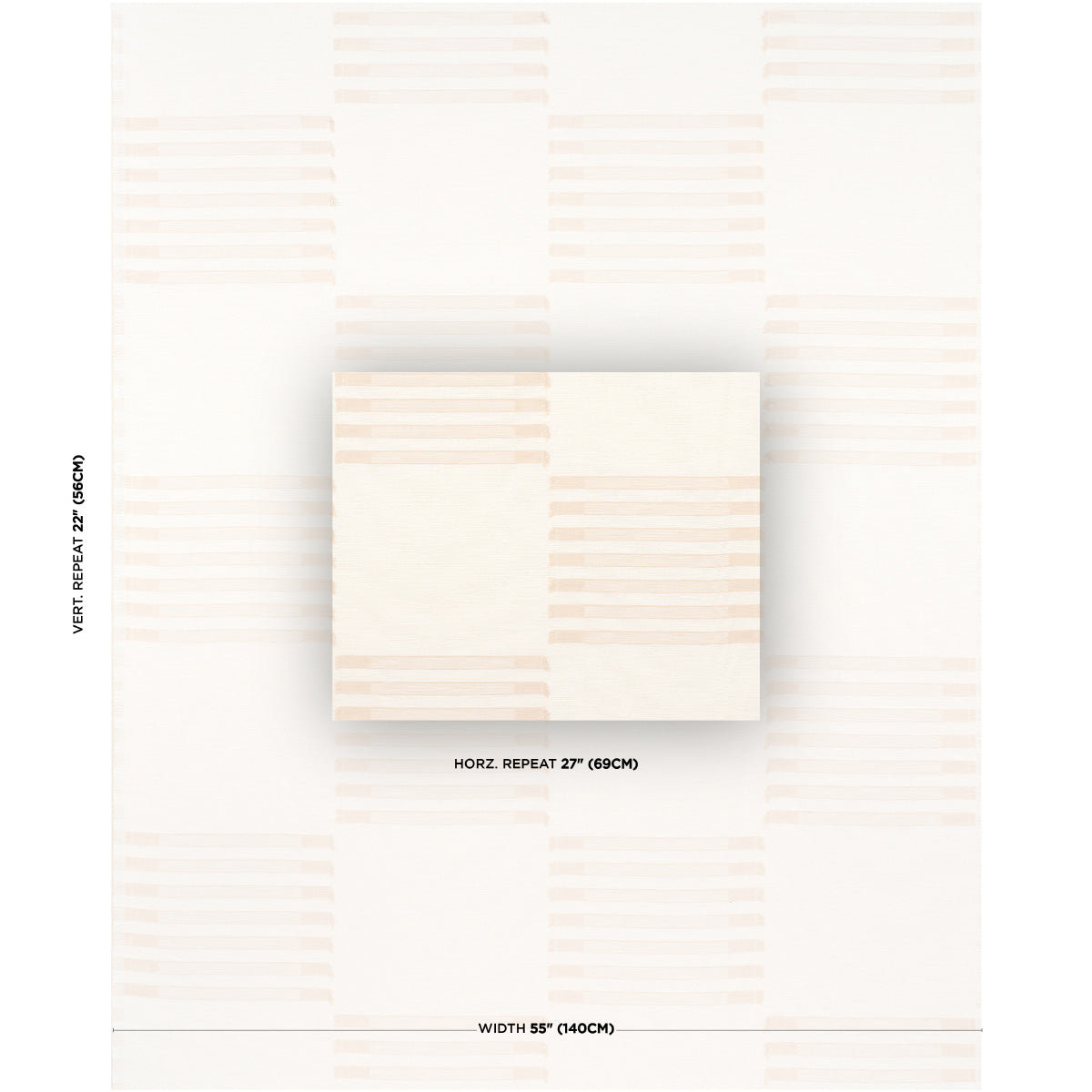 Bryce Sheer fabric in birch color - pattern number 85140 - by Schumacher in the Sheers & Casements III collection