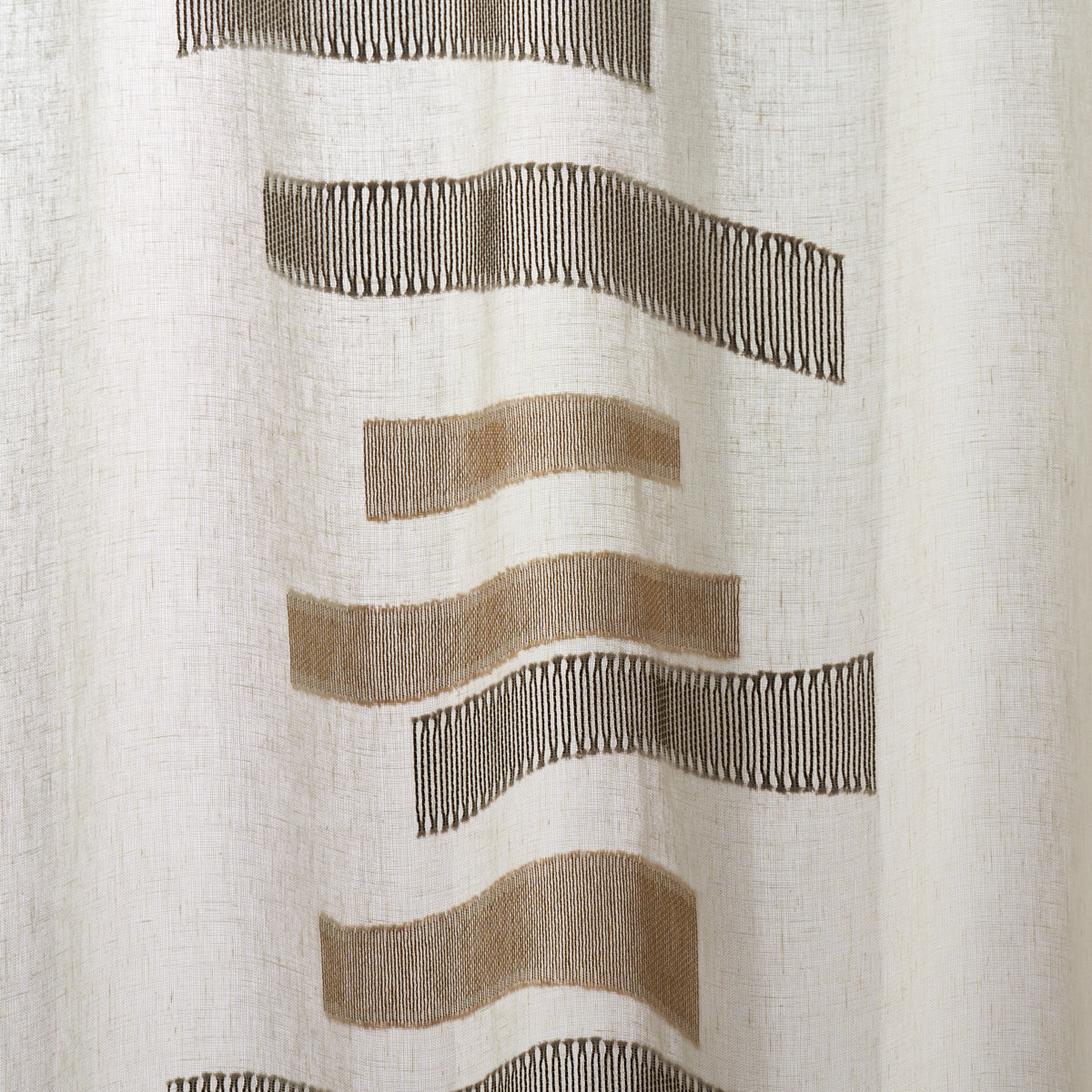 Jensen Sheer fabric in brown color - pattern number 85152 - by Schumacher in the Sheers & Casements III collection
