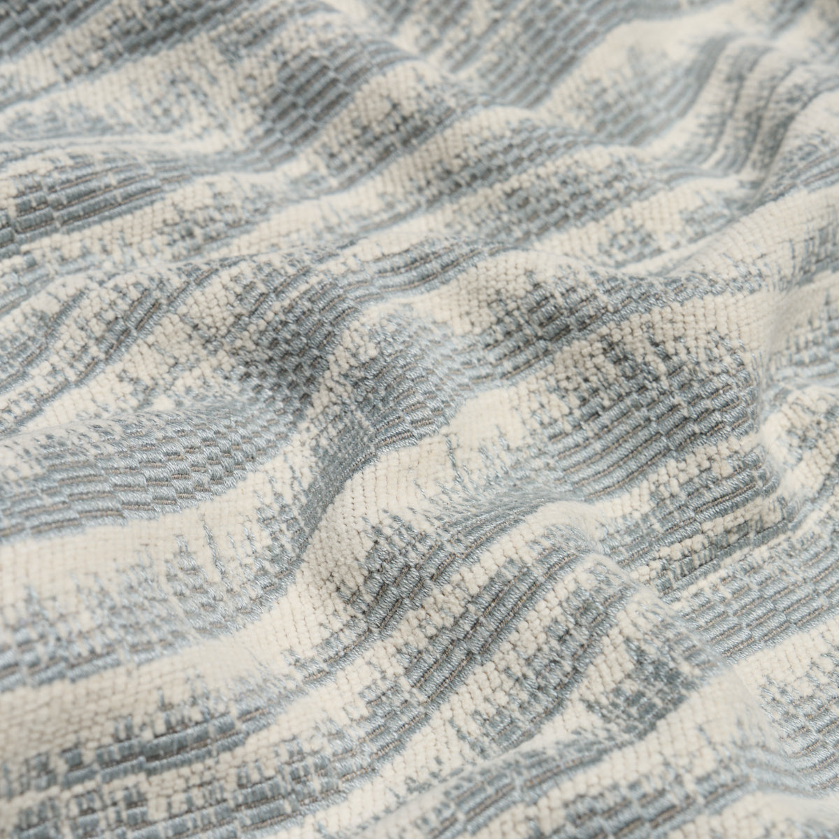 Ridgeline fabric in celestial color - pattern number 85612 - by Schumacher in the Luxe Lodge collection