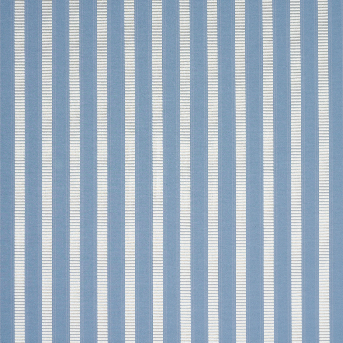Lincoln Small Stripe fabric in blue color - pattern number 85760 - by Schumacher in the Mark D. Sikes collection