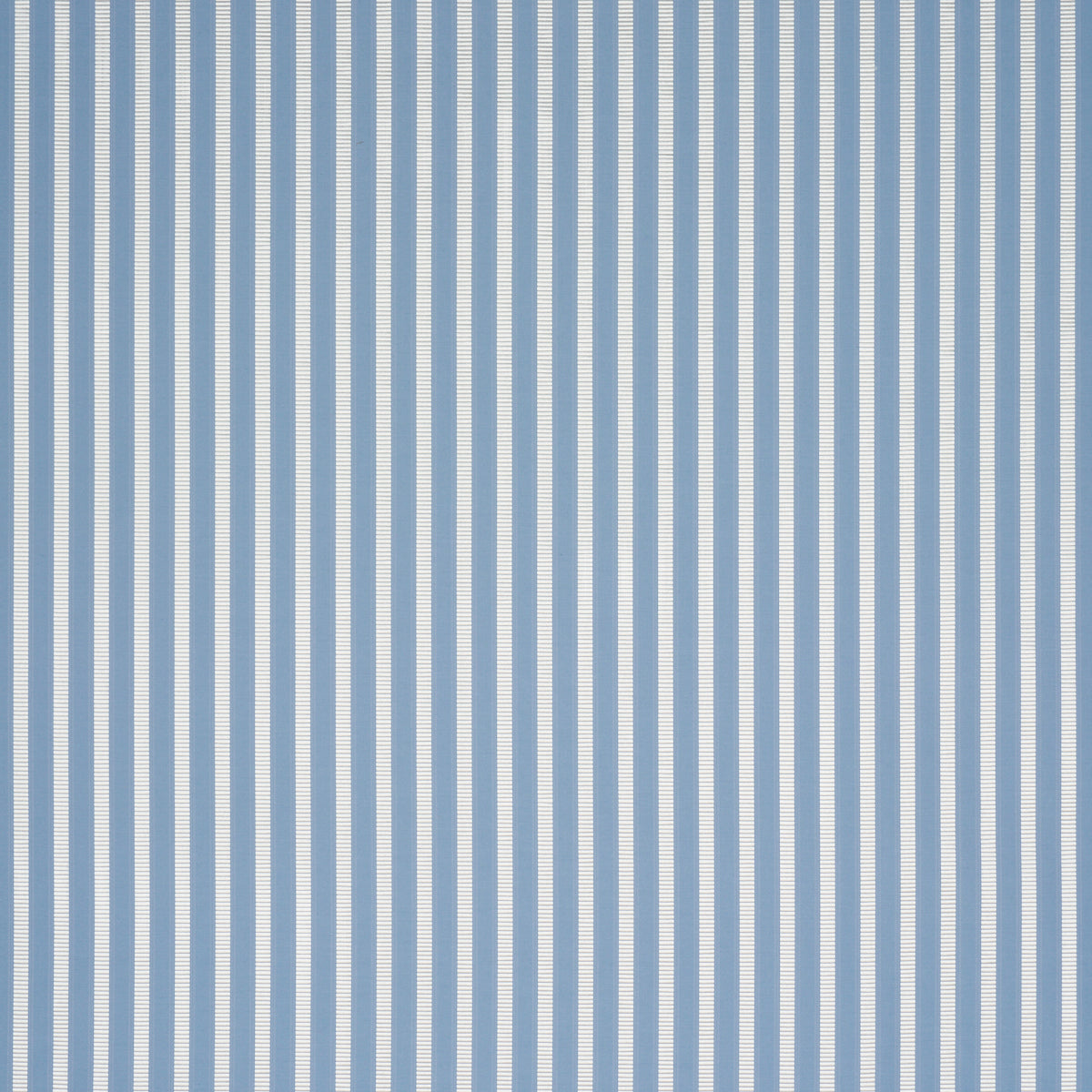 Lincoln Small Stripe fabric in blue color - pattern number 85760 - by Schumacher in the Mark D. Sikes collection