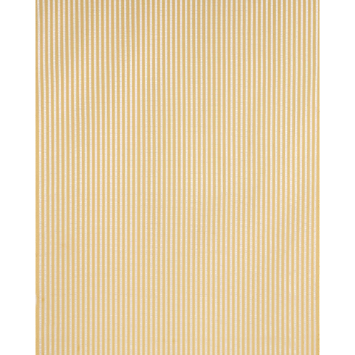 Lincoln Small Stripe fabric in yellow color - pattern number 85765 - by Schumacher in the Mark D. Sikes collection