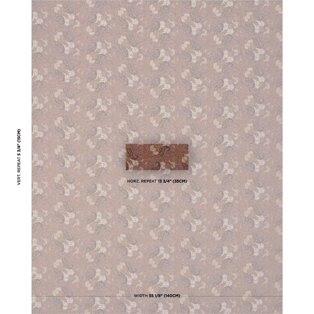 Tulipano fabric in orchid color - pattern number 85832 - by Schumacher in the Williamsburg collection