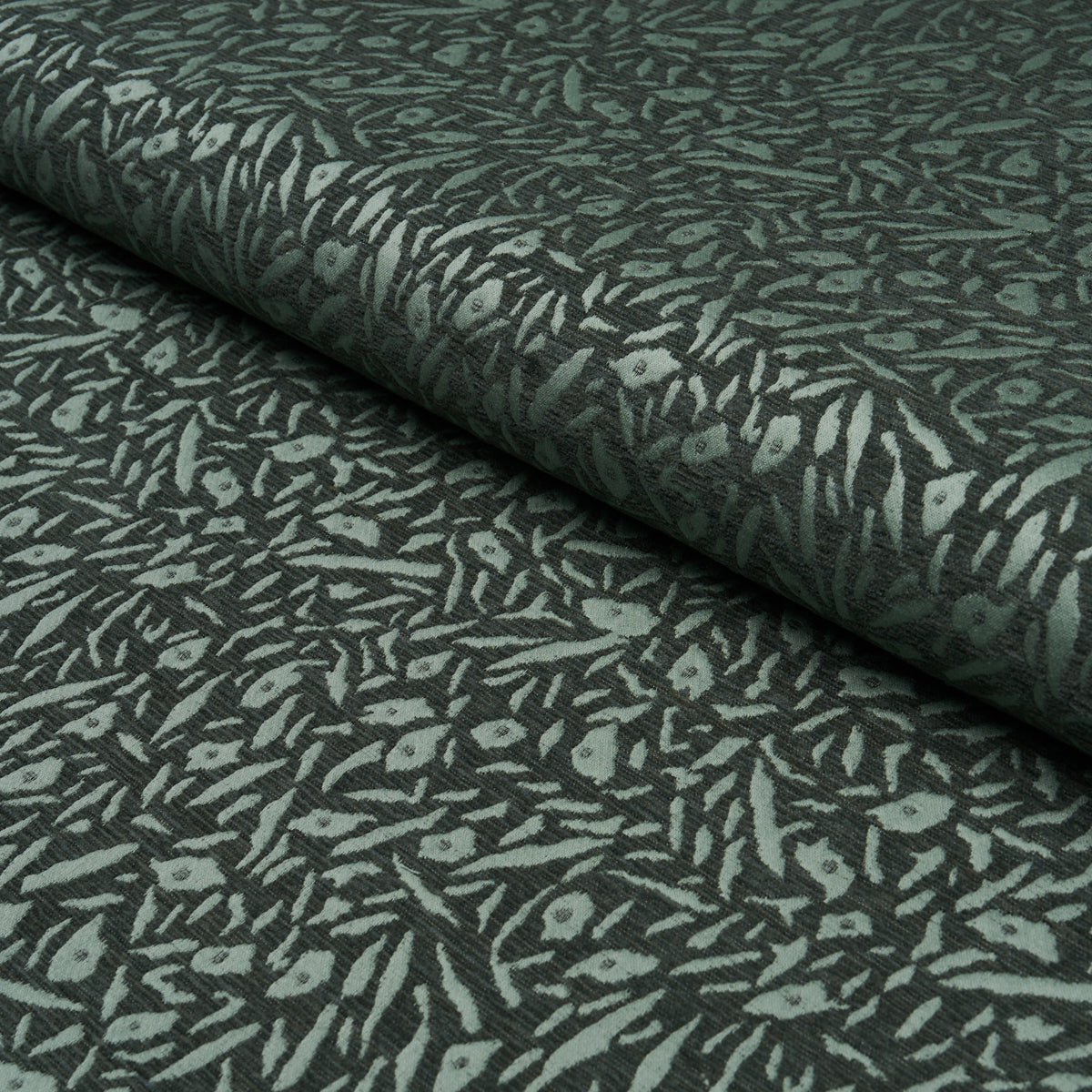 Jungle Moss fabric in green color - pattern number 85860 - by Schumacher in the Caroline Z Hurley collection