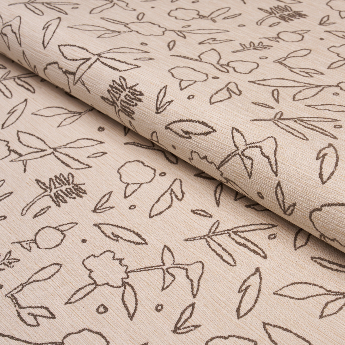 Jungle Vine fabric in oat color - pattern number 85870 - by Schumacher in the Caroline Z Hurley collection