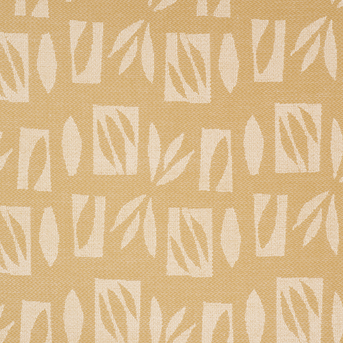 Banana Leaf Cut Out fabric in cream color - pattern number 85881 - by Schumacher in the Caroline Z Hurley collection