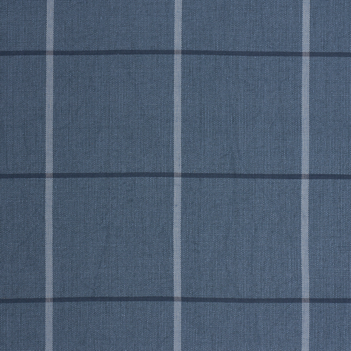 Taos Grid fabric in blue color - pattern number 85911 - by Schumacher in the Caroline Z Hurley collection