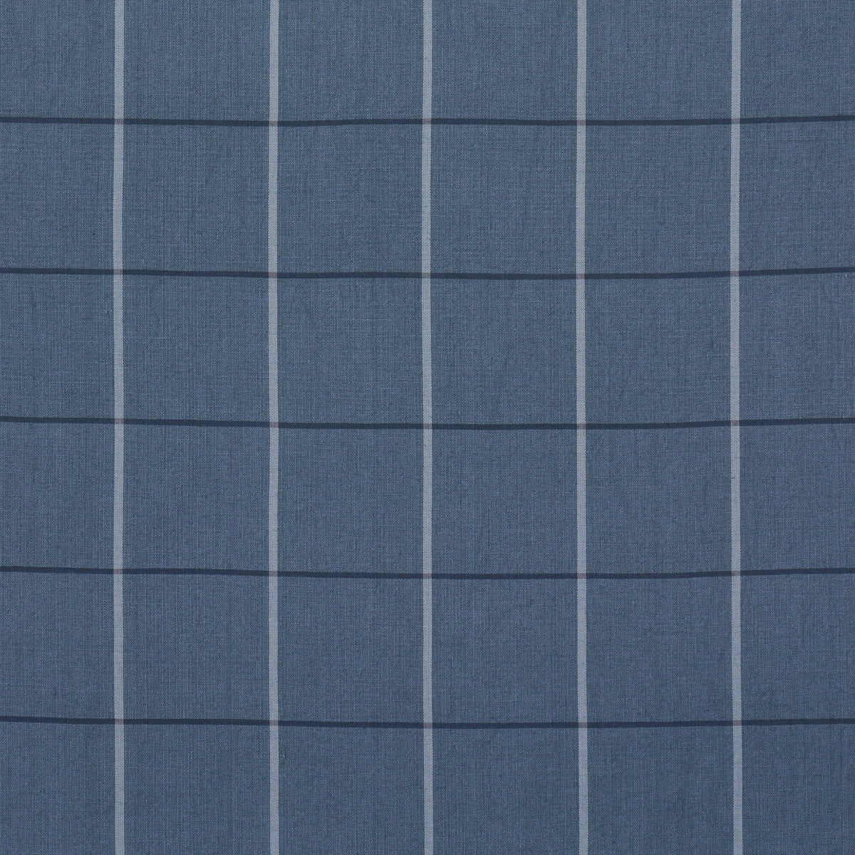 Taos Grid fabric in blue color - pattern number 85911 - by Schumacher in the Caroline Z Hurley collection