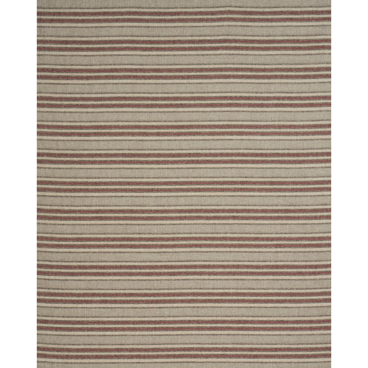 Even Keel Outdoor Stripe fabric in rust color - pattern number 86031 - by Schumacher in the Perennial Favorites collection