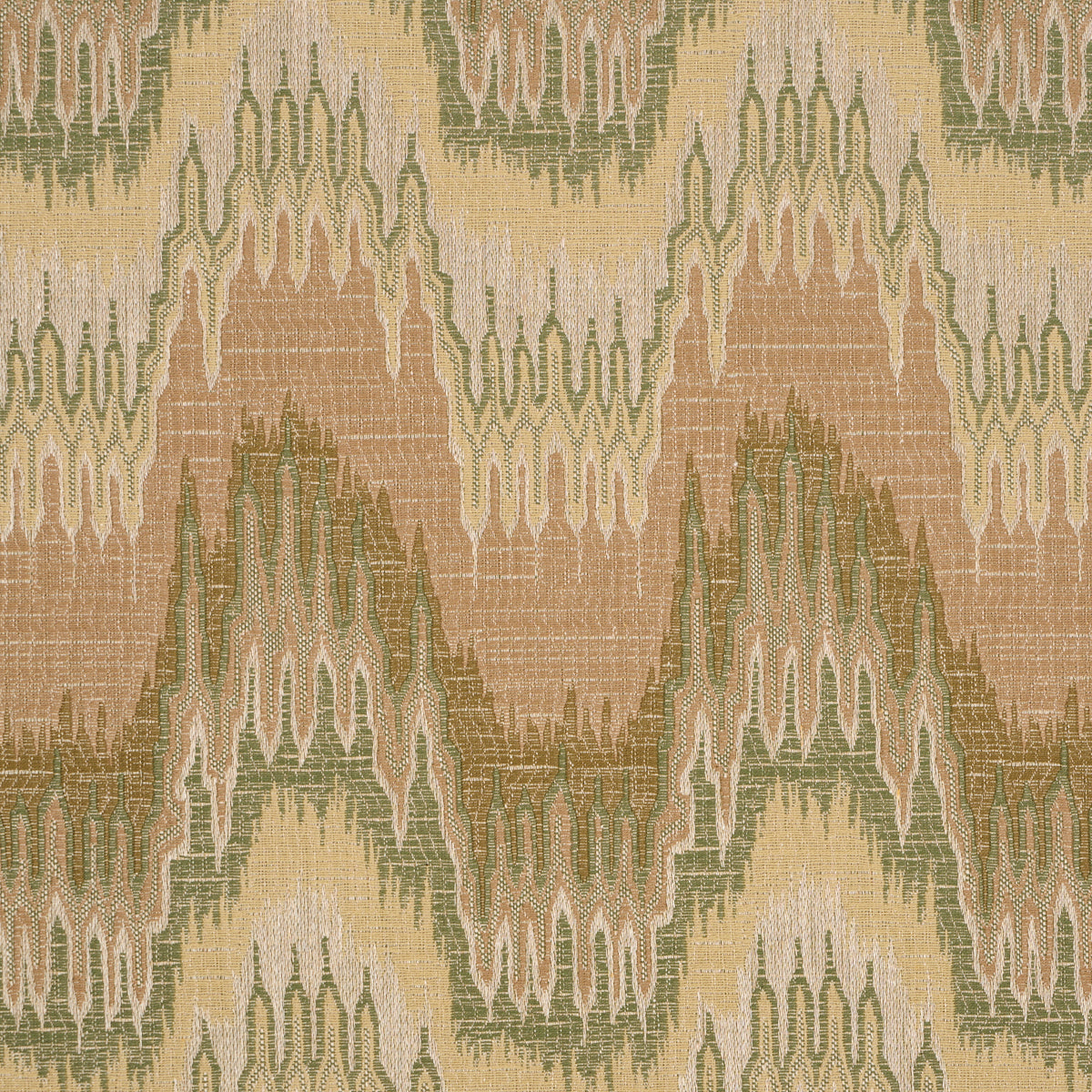 Elio Flamestitch fabric in citron color - pattern number 86132 - by Schumacher in the Acquerello collection