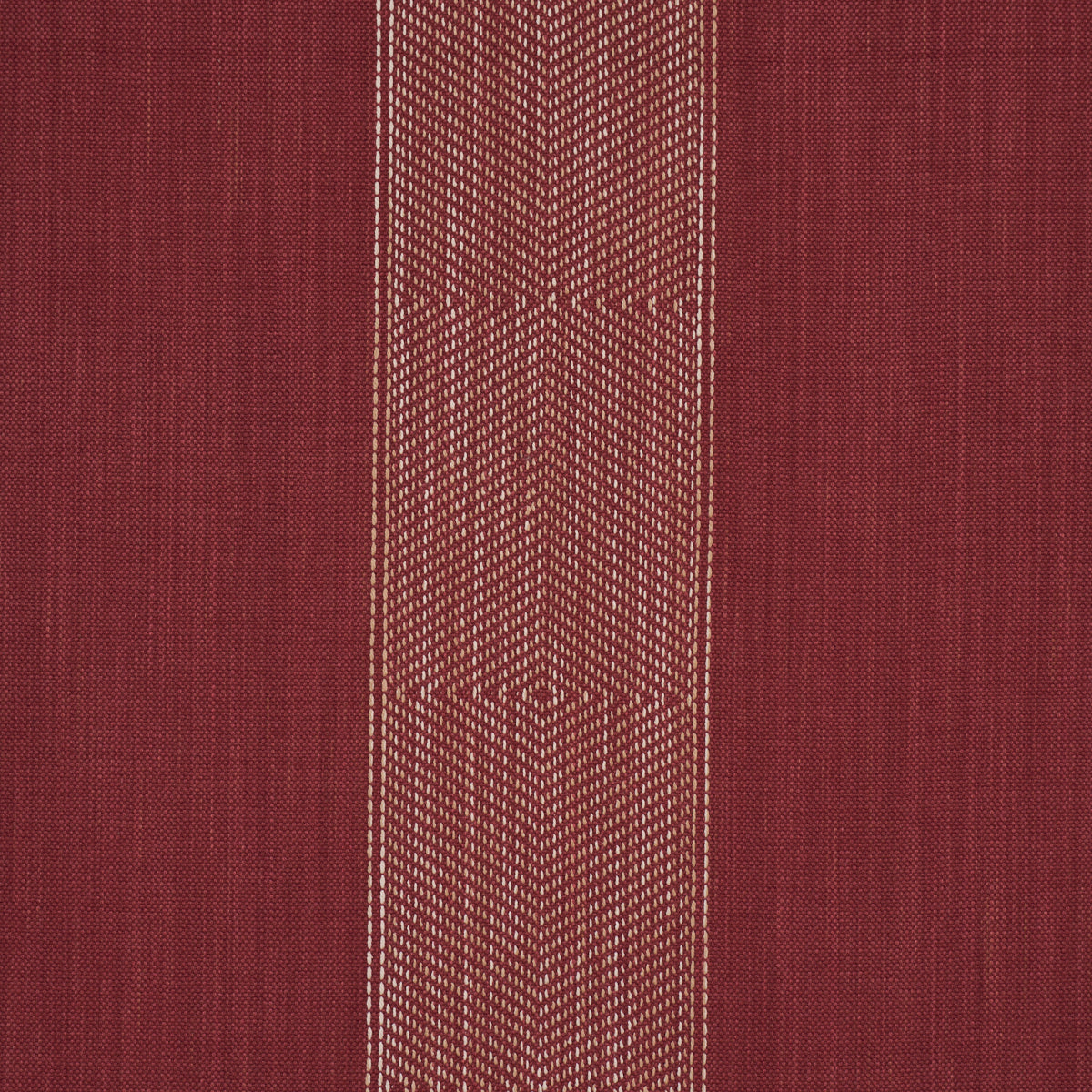 Universal Stripe fabric in ruby color - pattern number 86230 - by Schumacher in the True Stripes collection