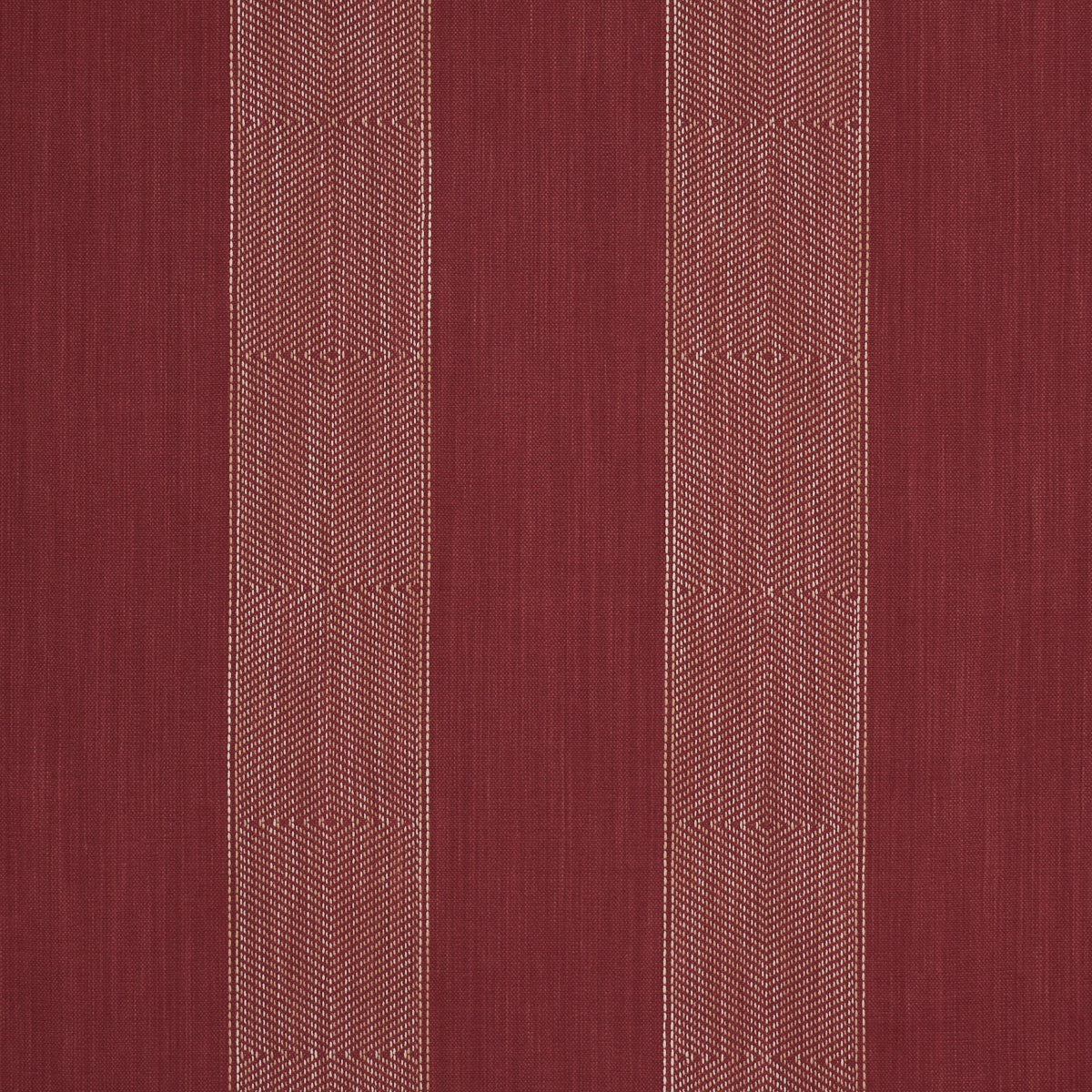 Universal Stripe fabric in ruby color - pattern number 86230 - by Schumacher in the True Stripes collection