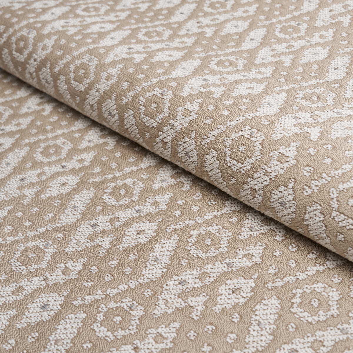 Tazzie Performance fabric in sand color - pattern number 86270 - by Schumacher in the Schumacher Utility: Wovens collection