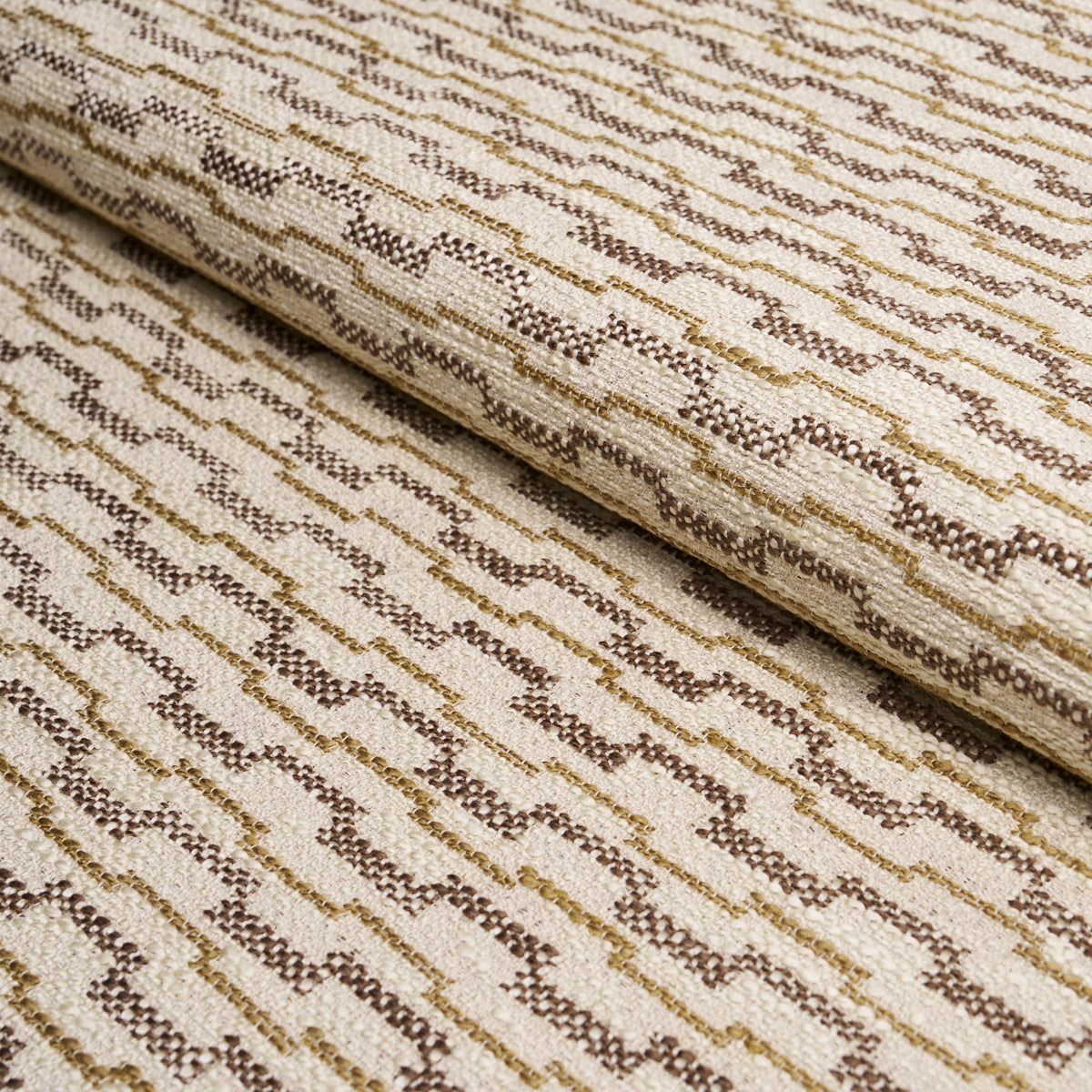 Andreas Performance fabric in brown color - pattern number 86412 - by Schumacher in the Schumacher Utility: Wovens collection