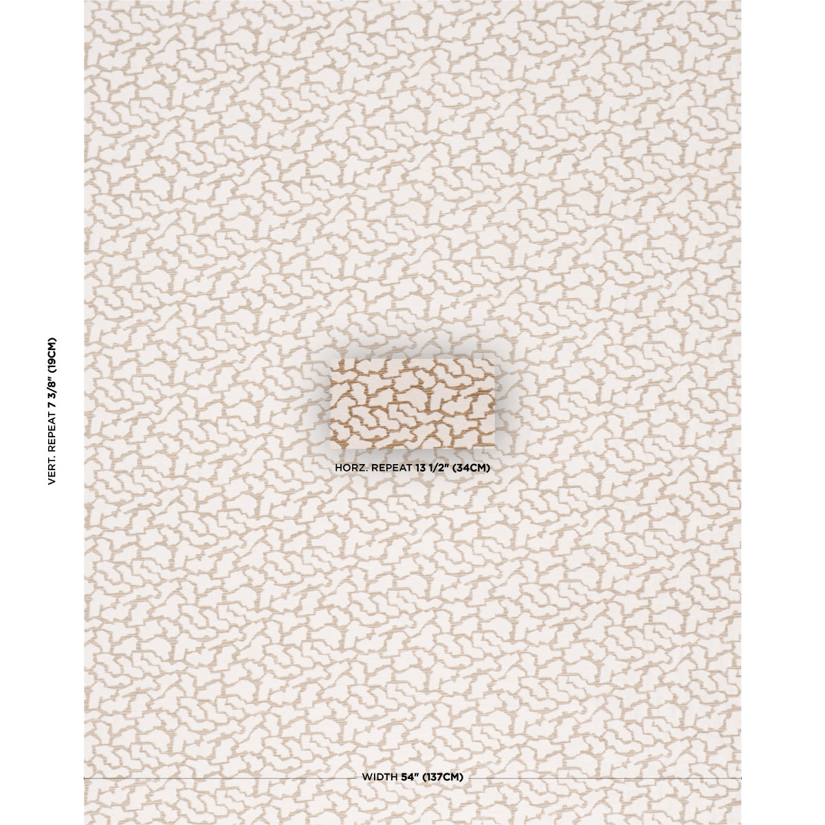Anibal Performance fabric in ivory color - pattern number 86430 - by Schumacher in the Schumacher Utility: Wovens collection