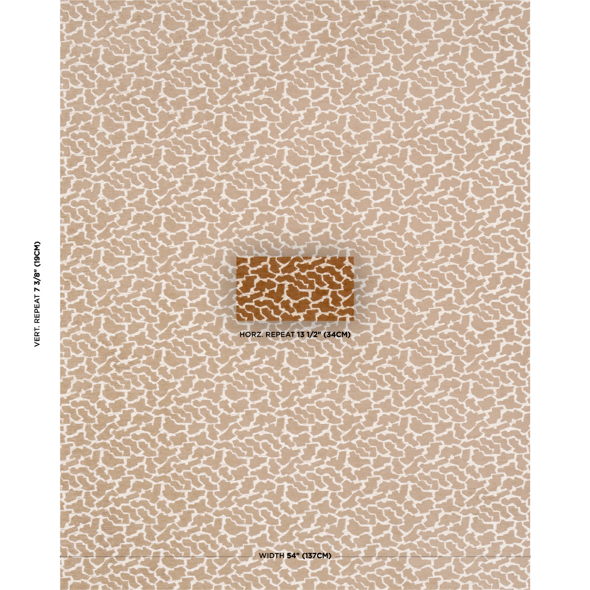 Anibal Performance fabric in chestnut color - pattern number 86432 - by Schumacher in the Schumacher Utility: Wovens collection