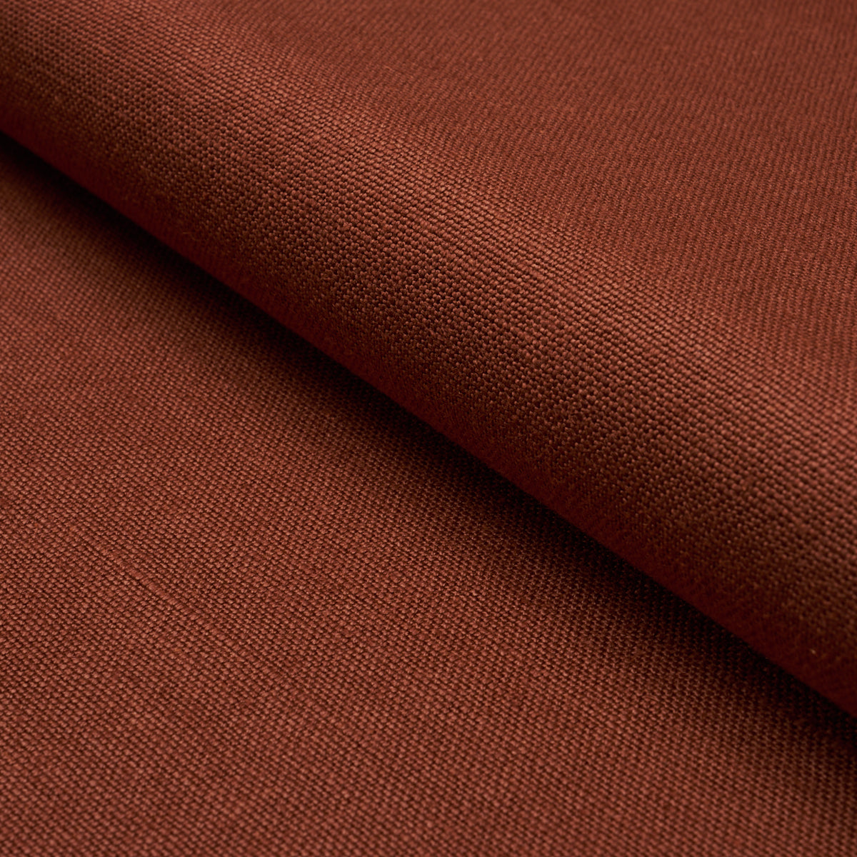 Piet Performance Linen fabric in terracotta color - pattern number 86461 - by Schumacher in the Atelier Paris collection