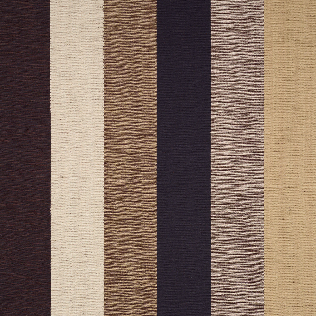 Appino Stripe fabric in brown color - pattern number 86650 - by Schumacher in the World View collection