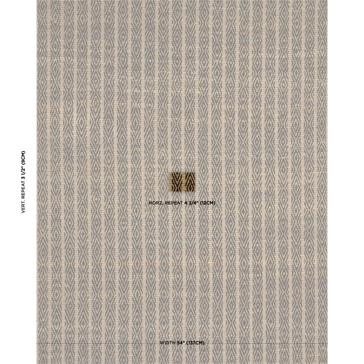 Kyara Handwoven fabric in brown & black color - pattern number 86680 - by Schumacher in the World View collection