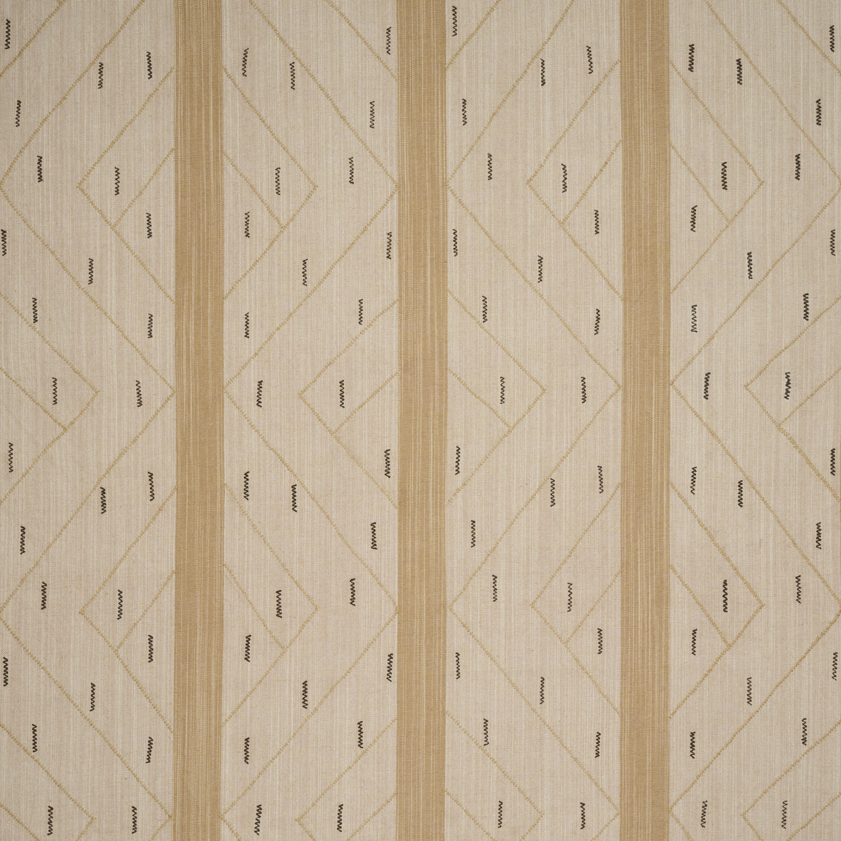 Kapanga Embroidery fabric in oat color - pattern number 86700 - by Schumacher in the World View collection