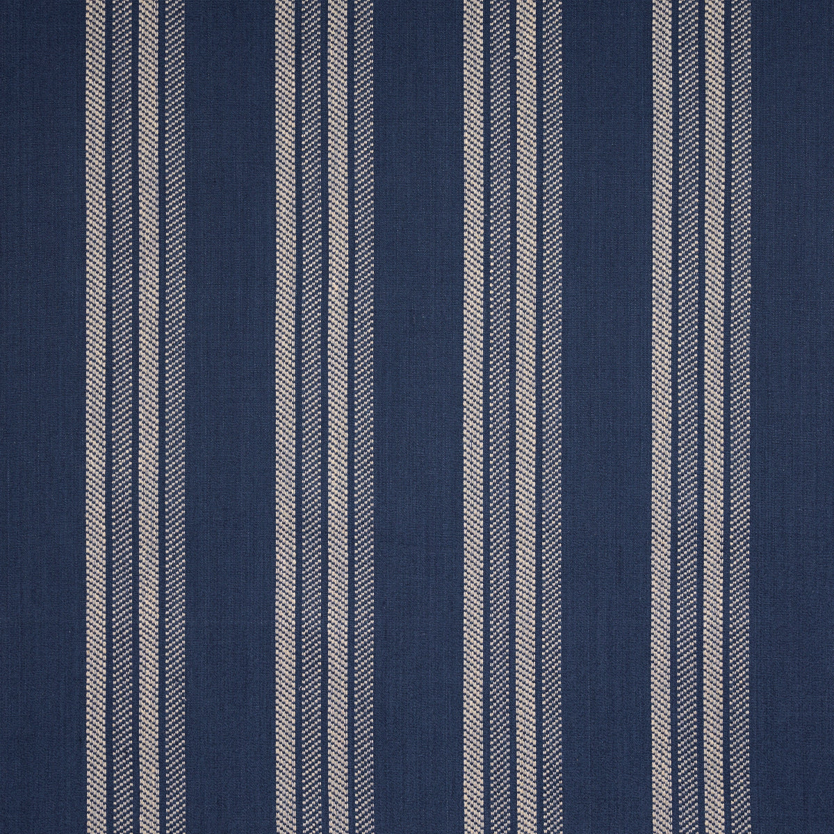 Nor Stripe fabric in indigo color - pattern number 86742 - by Schumacher in the World View collection