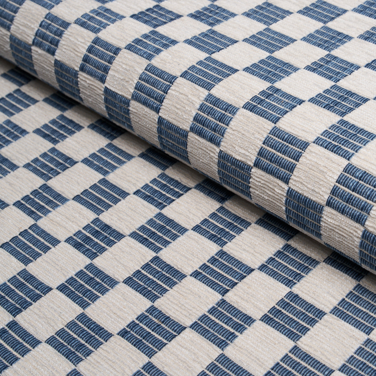 Elkhart Performance fabric in indigo color - pattern number 86823 - by Schumacher in the Schumacher Utility: Wovens collection