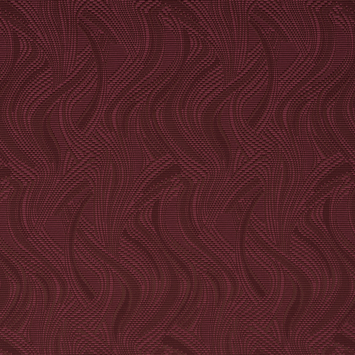 Quilted Waves Indoor/Outdoor fabric in merlot color - pattern number 86891 - by Schumacher in the Atelier Paris collection