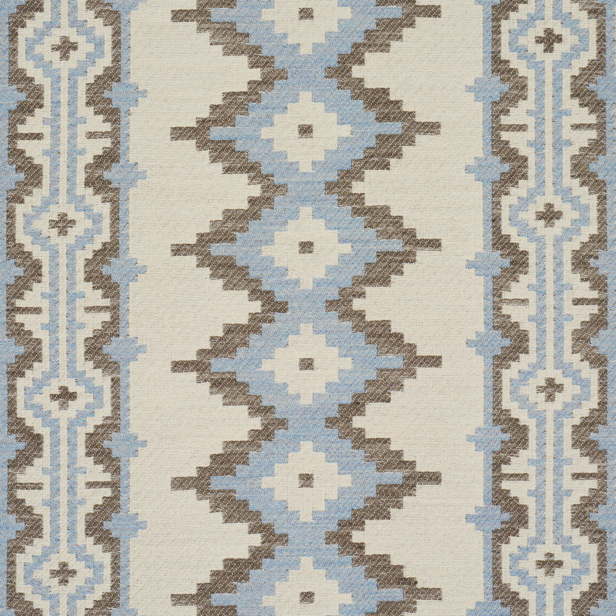 Pathway fabric in sky color - pattern number 87002 - by Schumacher in the Kevin Aspaas collection