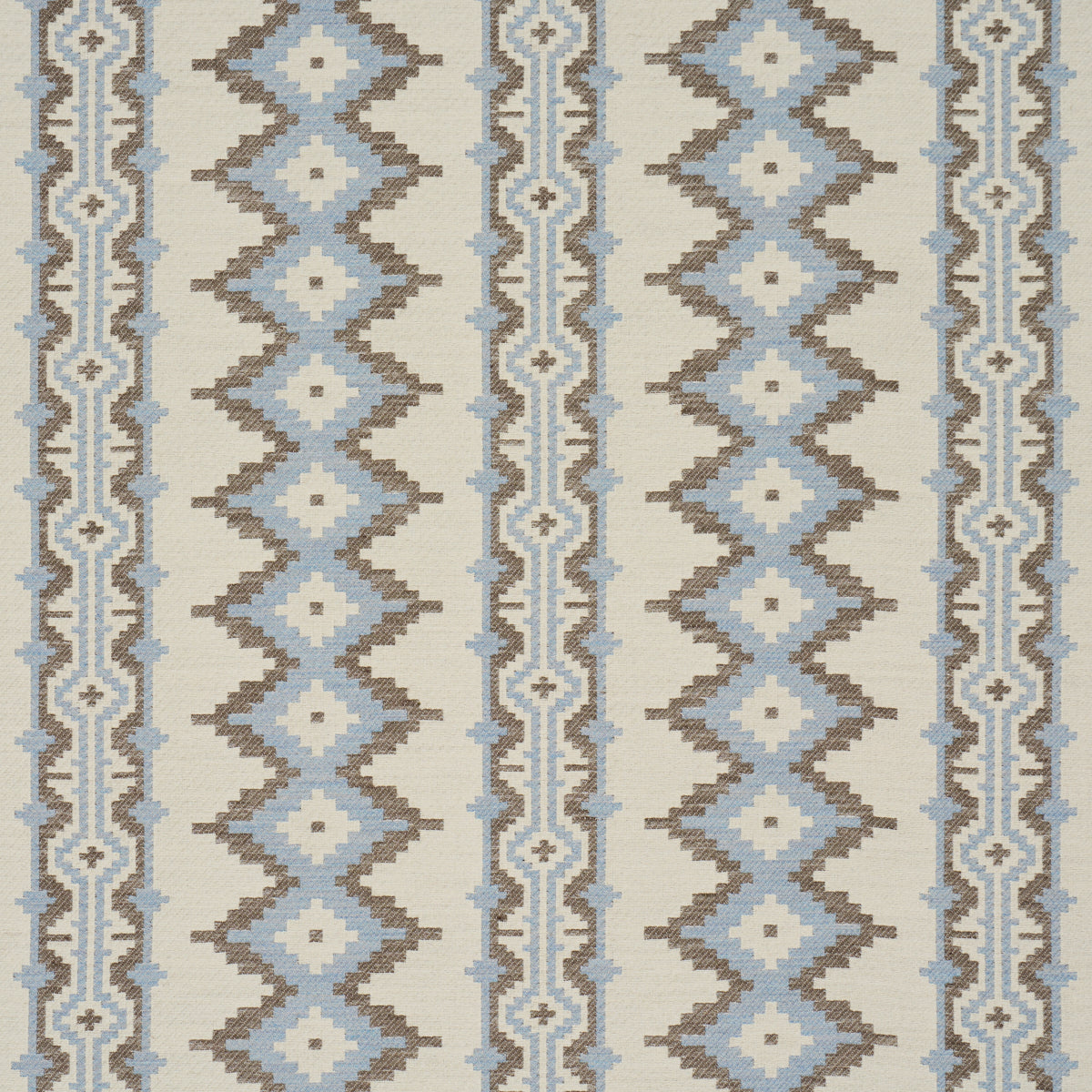 Pathway fabric in sky color - pattern number 87002 - by Schumacher in the Kevin Aspaas collection