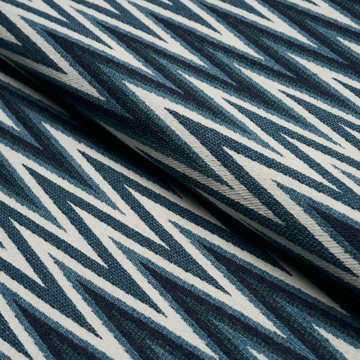 Wedge Weave fabric in blue color - pattern number 87030 - by Schumacher in the Kevin Aspaas collection
