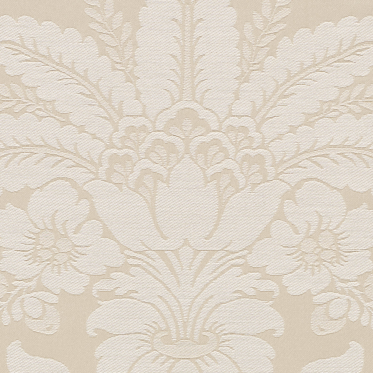 Kennedy Damask fabric in ivory color - pattern number 87092 - by Schumacher in the Mark D. Sikes collection