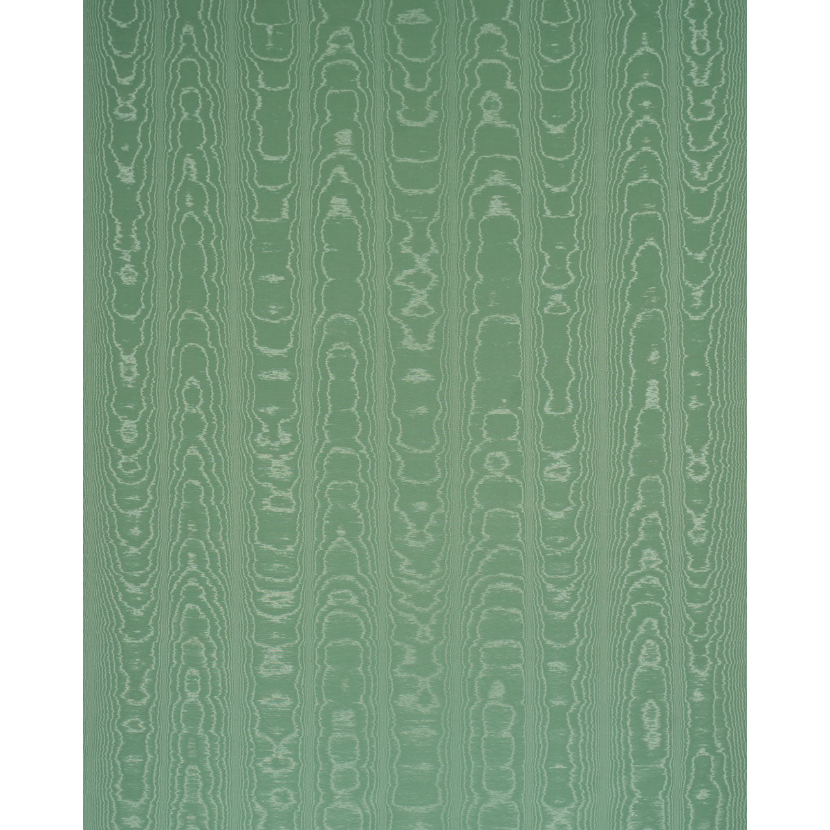 Washington Moiré fabric in green color - pattern number 87101 - by Schumacher in the Mark D. Sikes collection