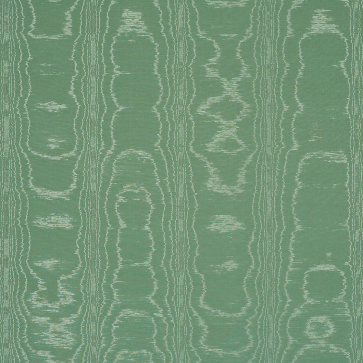 Washington Moiré fabric in green color - pattern number 87101 - by Schumacher in the Mark D. Sikes collection