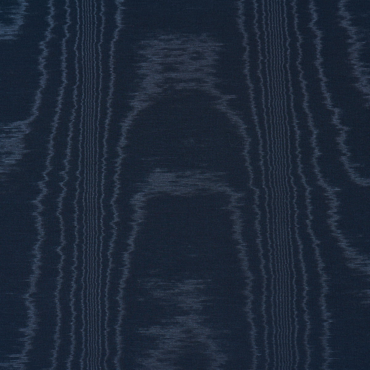 Washington Moiré fabric in navy color - pattern number 87105 - by Schumacher in the Mark D. Sikes collection